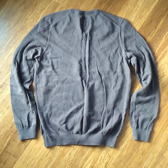 Mens V Neck pullover cotton sweater size M - Picture 4 of 6